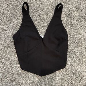 Abercrombie & Fitch Black Sleeveless Top